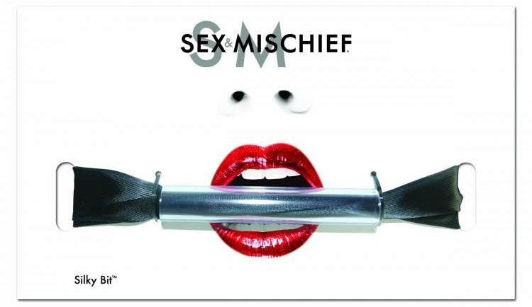 Silky Bit Mouth Gag by Sex & Mischief, available at LexiSylver.com